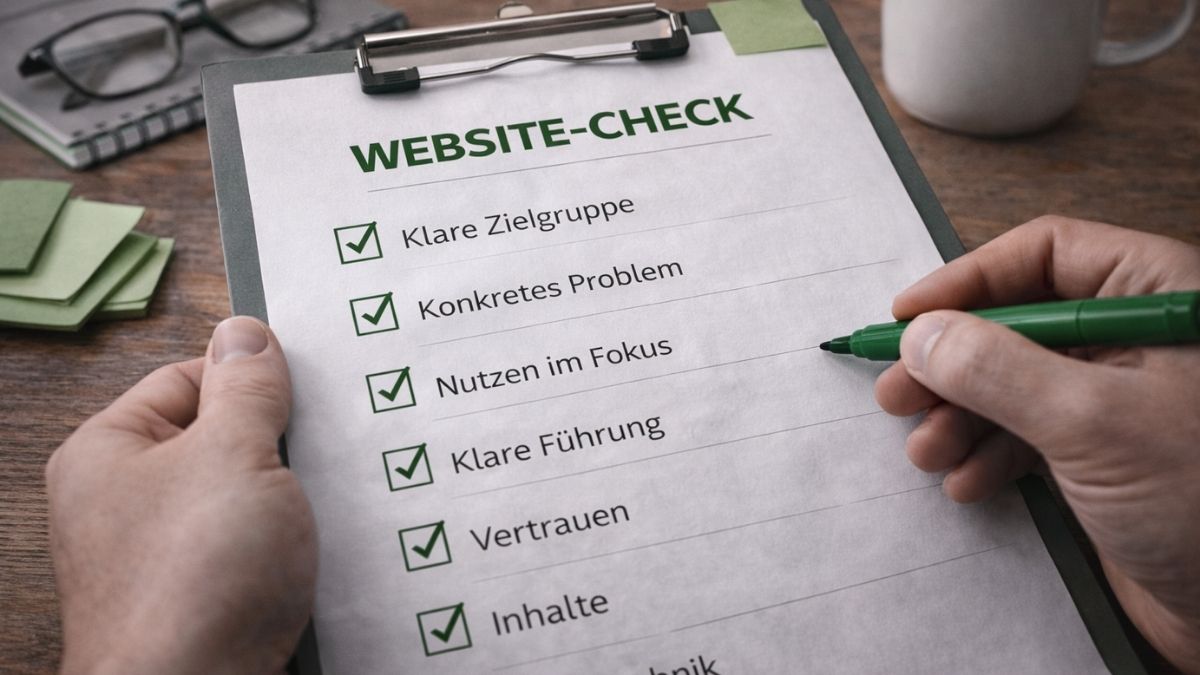 Website-Checkliste Was eine Unternehmenswebsite heute leisten muss